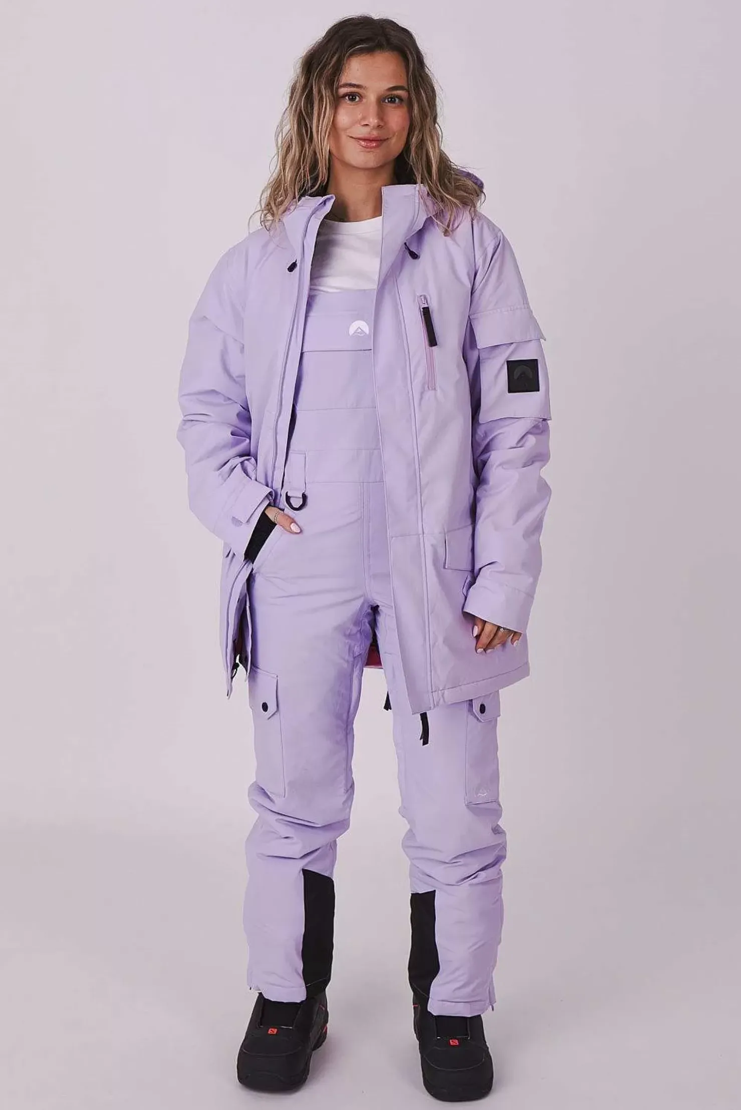 Women OOSC Yeh Girl Jackets & Bib Pants>Yeh Girl Bib Pant Lavender