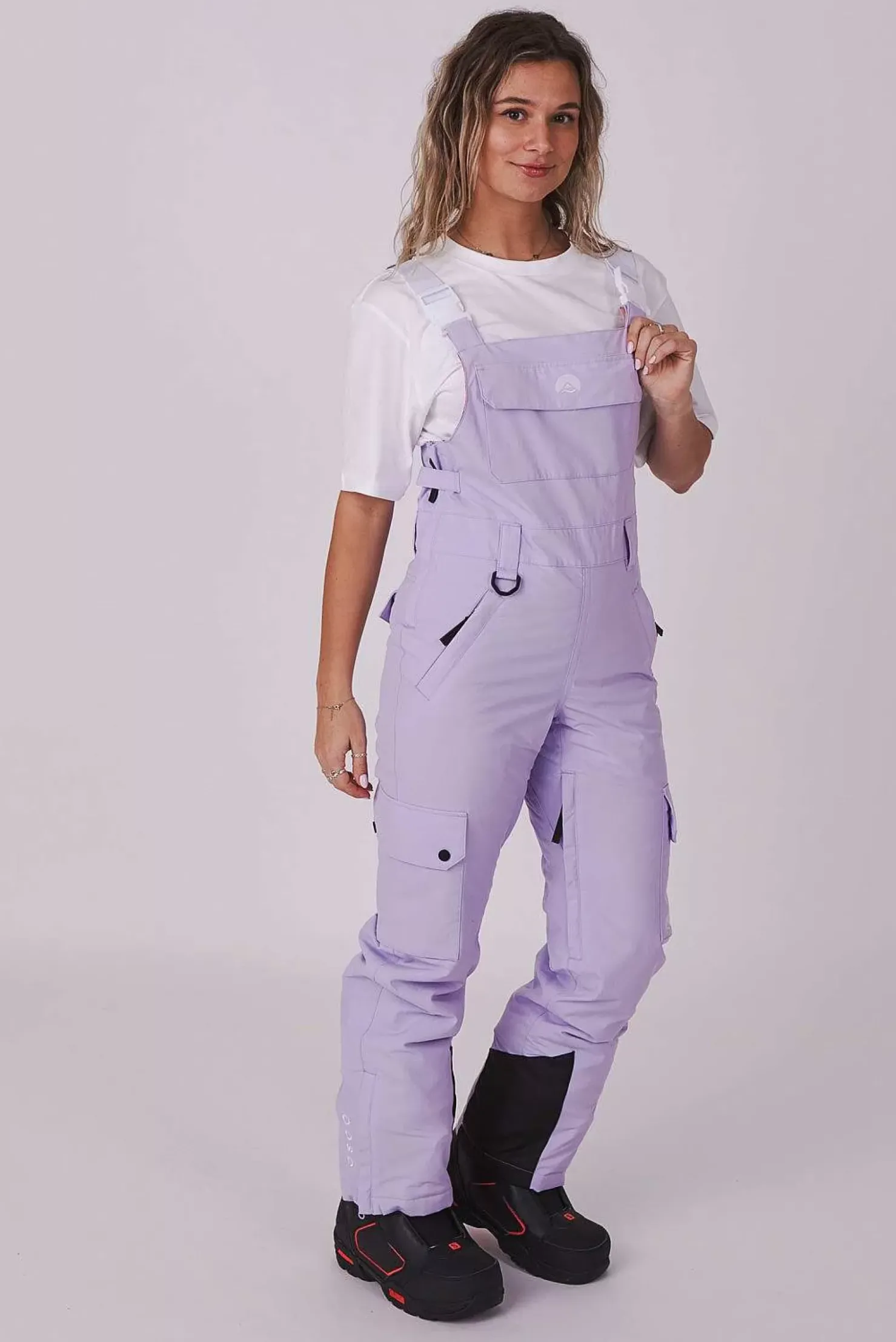 Women OOSC Snow Pants / Bibs>Yeh Girl Bib Pant Lavender
