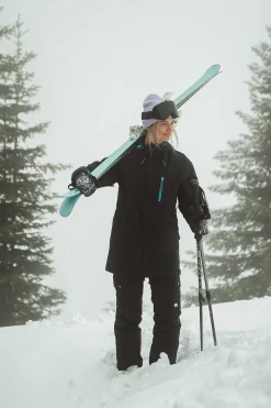 Women OOSC Yeh Girl Jackets & Bib Pants>Yeh Girl Ski & Snowboard Jacket Black