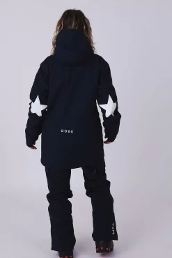 Women OOSC Yeh Girl Jackets & Bib Pants>Yeh Girl Ski & Snowboard Jacket - Katie Ormerod Black Stars Signature Line
