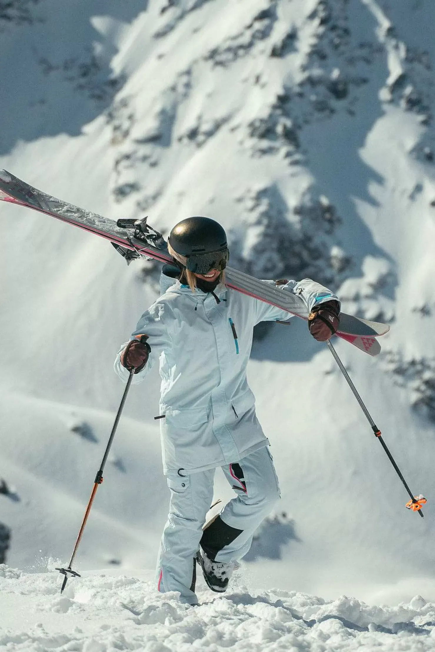 Women OOSC Snow Jackets>Yeh Girl Ski & Snowboard Jacket Ice Blue