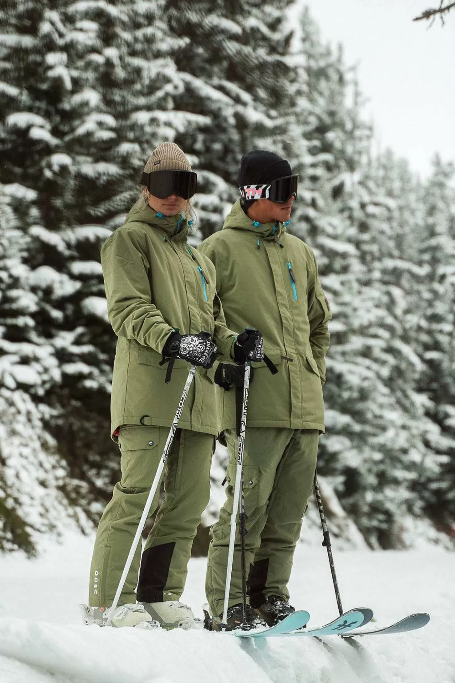 Women OOSC Snow Jackets>Yeh Girl Ski & Snowboard Jacket Khaki