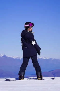 Women OOSC Snow Jackets>Yeh Girl Ski & Snowboard Jacket - Katie Ormerod Black Stars Signature Line