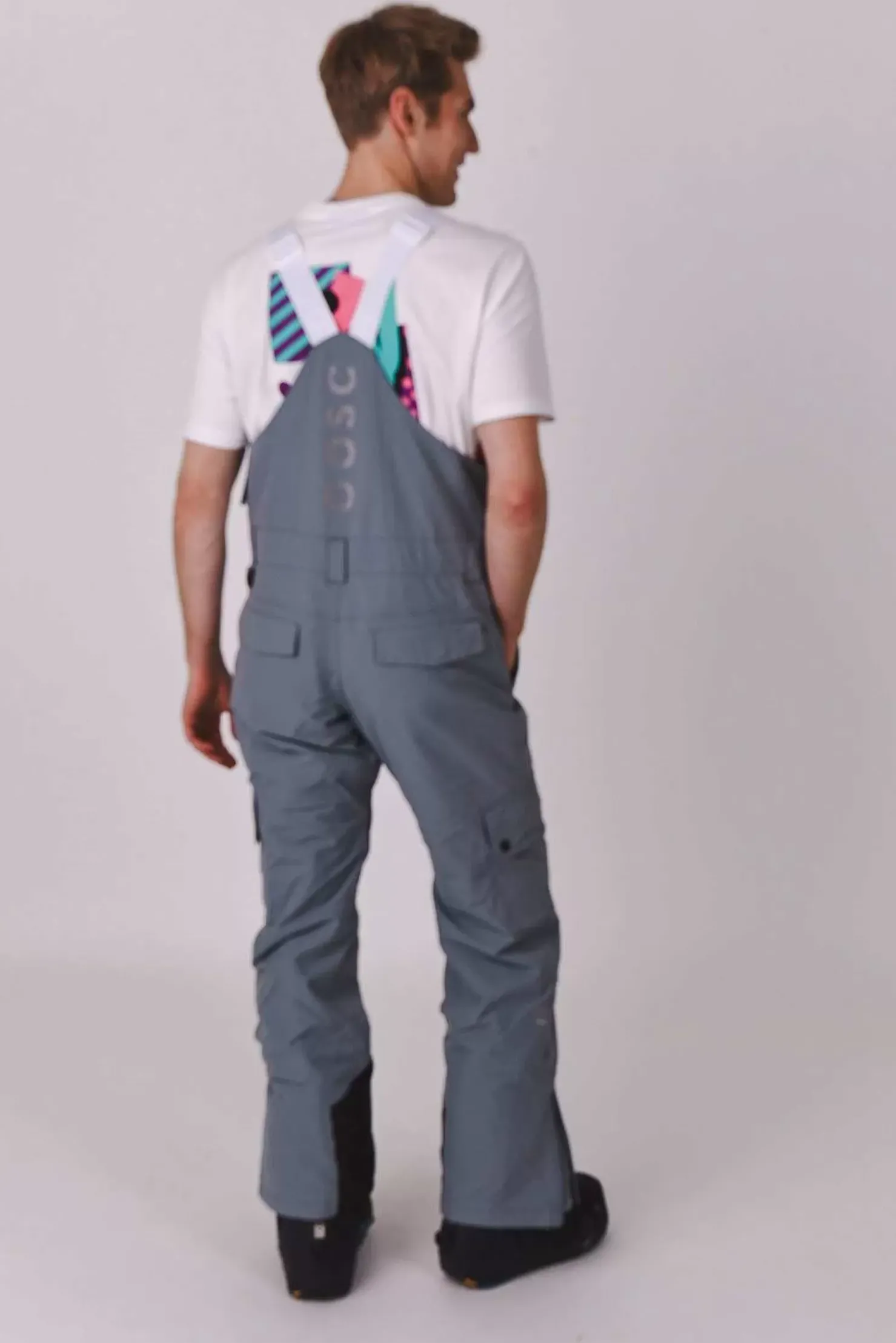 Men OOSC Snow Pants / Bibs>Yeh Man Bib Pant Grey 23/24