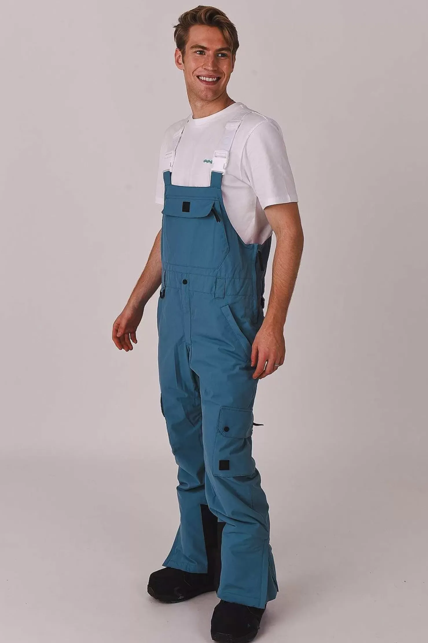 Men OOSC Yeh Man Jackets & Bib Pants>Yeh Man Bib Pant Teal