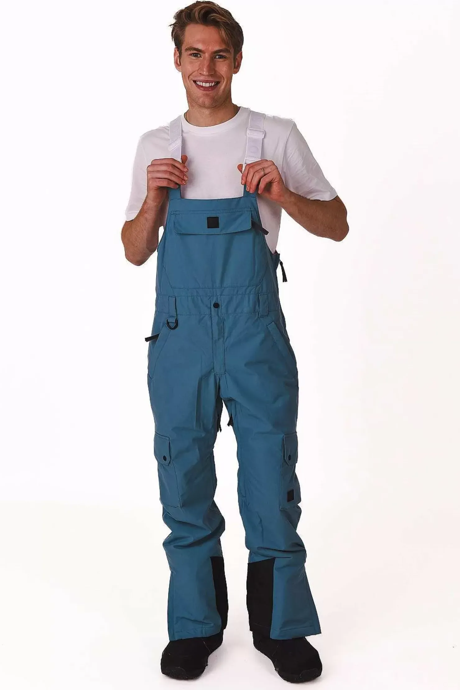 Men OOSC Yeh Man Jackets & Bib Pants>Yeh Man Bib Pant Teal