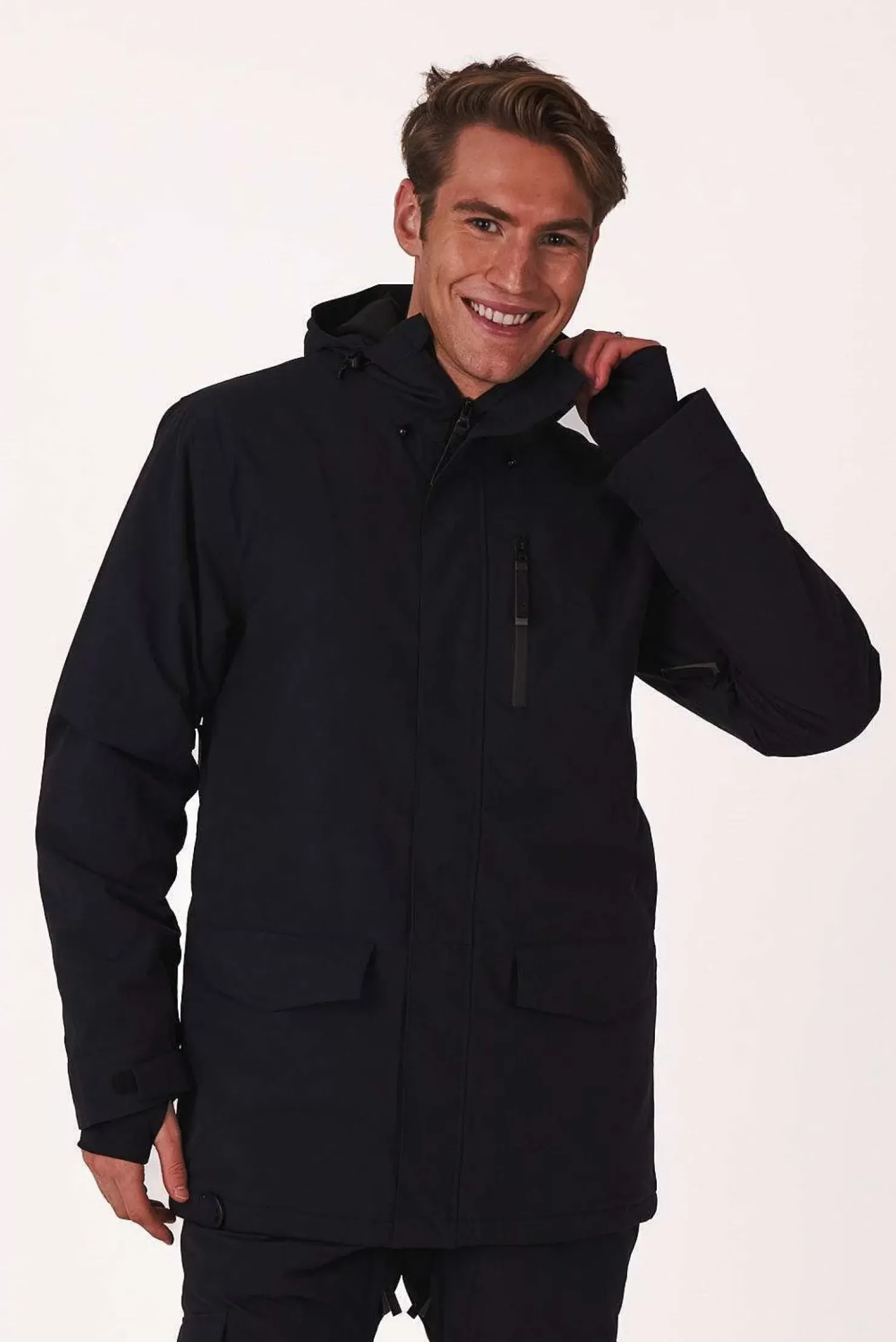 Men OOSC Yeh Man Jackets & Bib Pants>Yeh Man Jacket Black