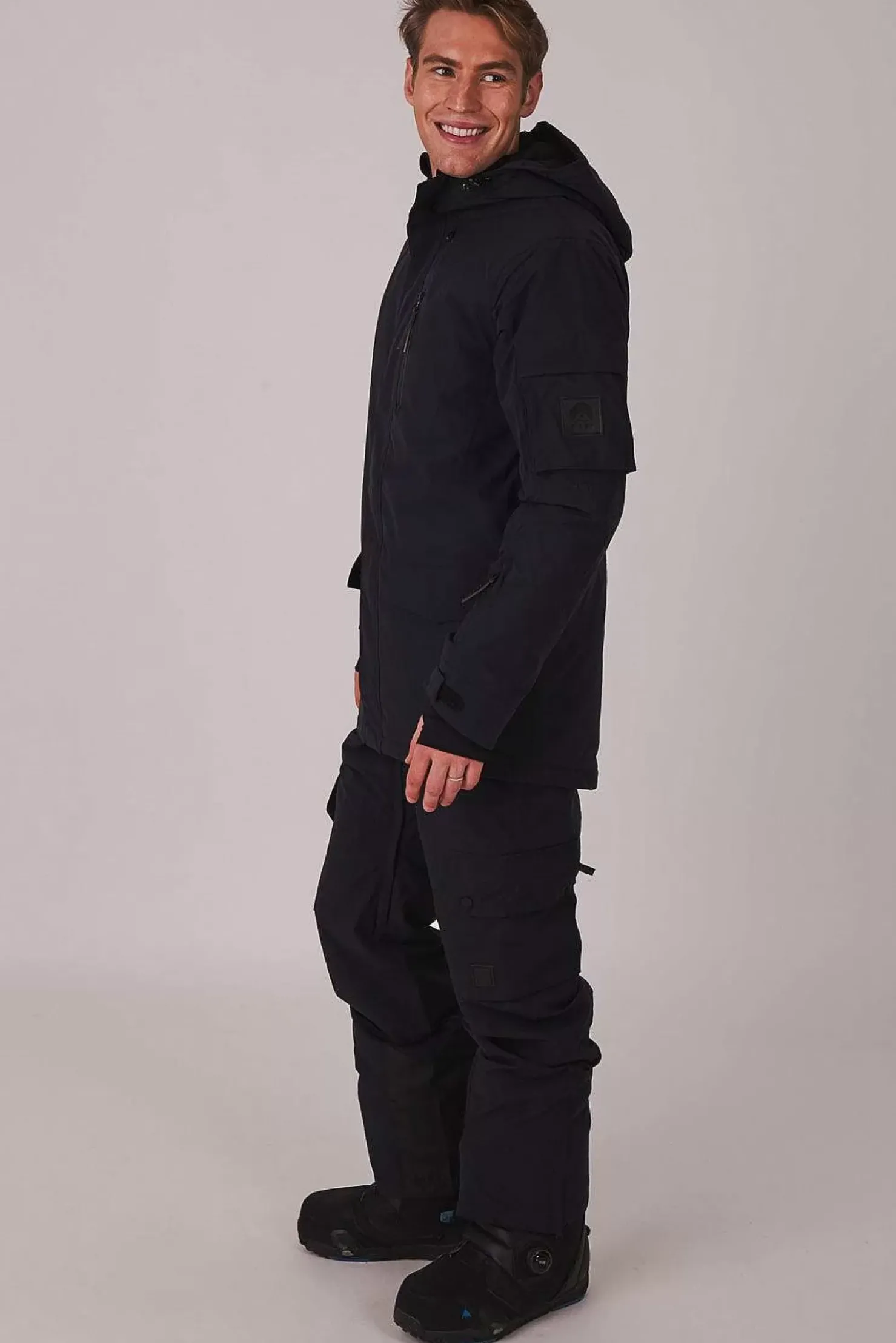 Men OOSC Yeh Man Jackets & Bib Pants>Yeh Man Jacket Black