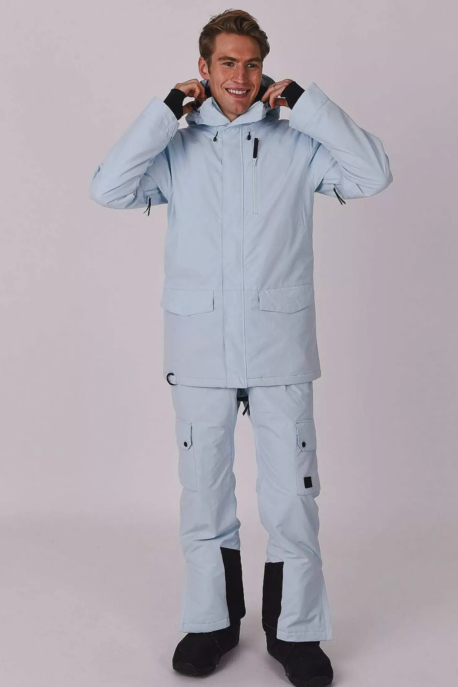 Men OOSC Snow Jackets>Yeh Man Jacket Ice Blue