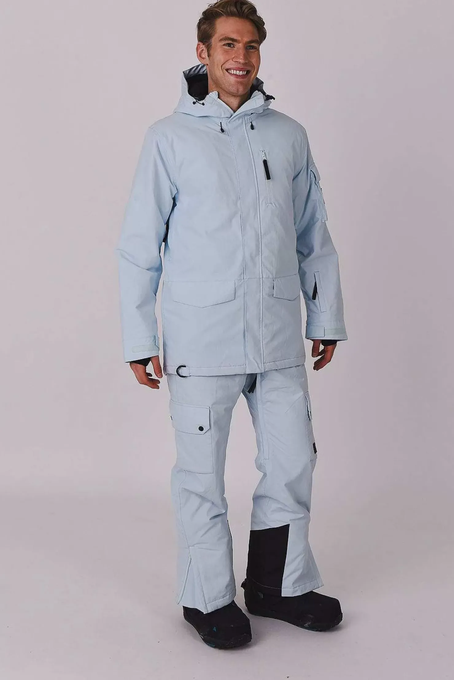Men OOSC Snow Jackets>Yeh Man Jacket Ice Blue