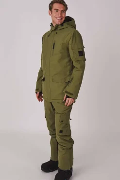 Men OOSC Yeh Man Jackets & Bib Pants>Yeh Man Jacket Khaki