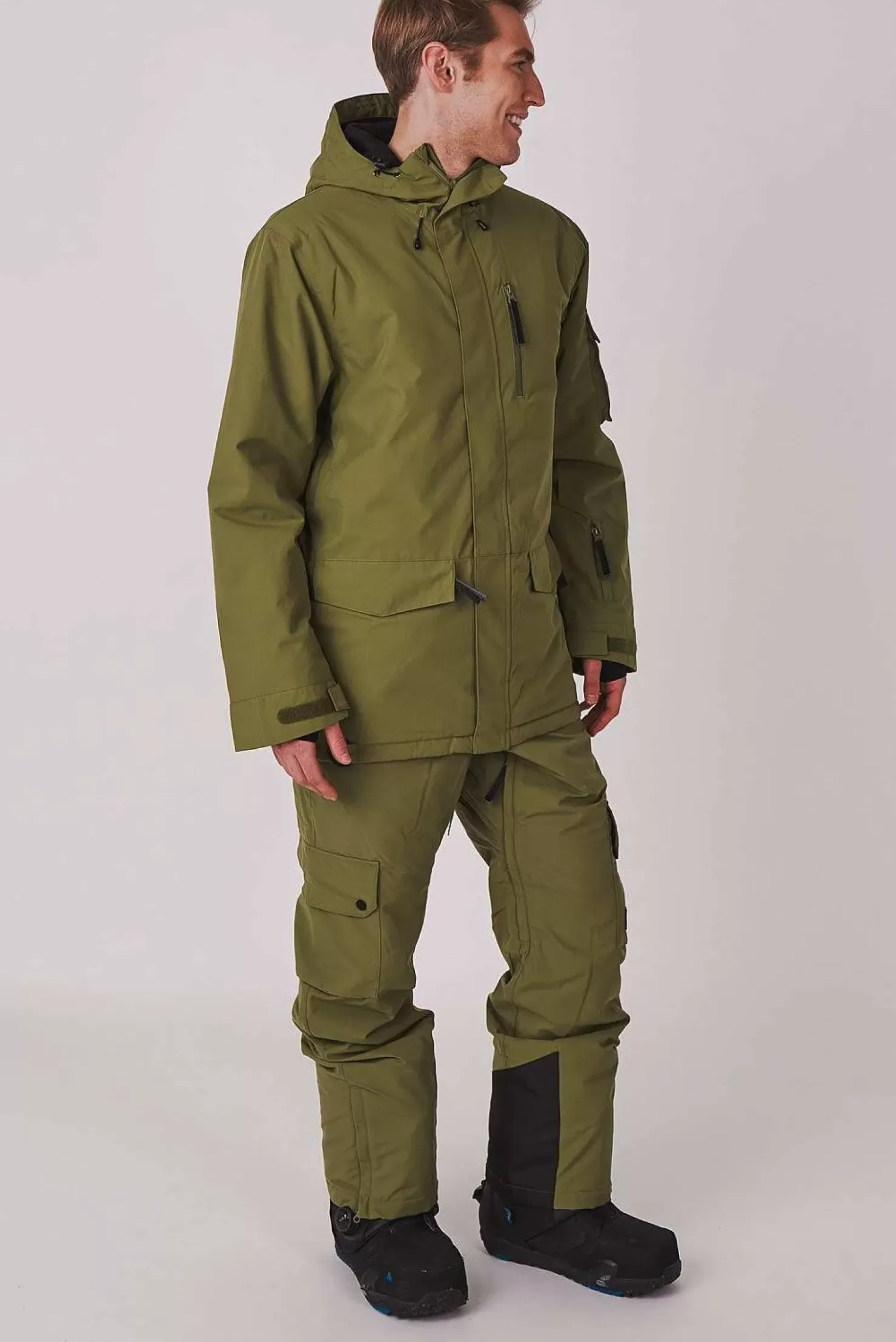 Men OOSC Snow Jackets>Yeh Man Jacket Khaki