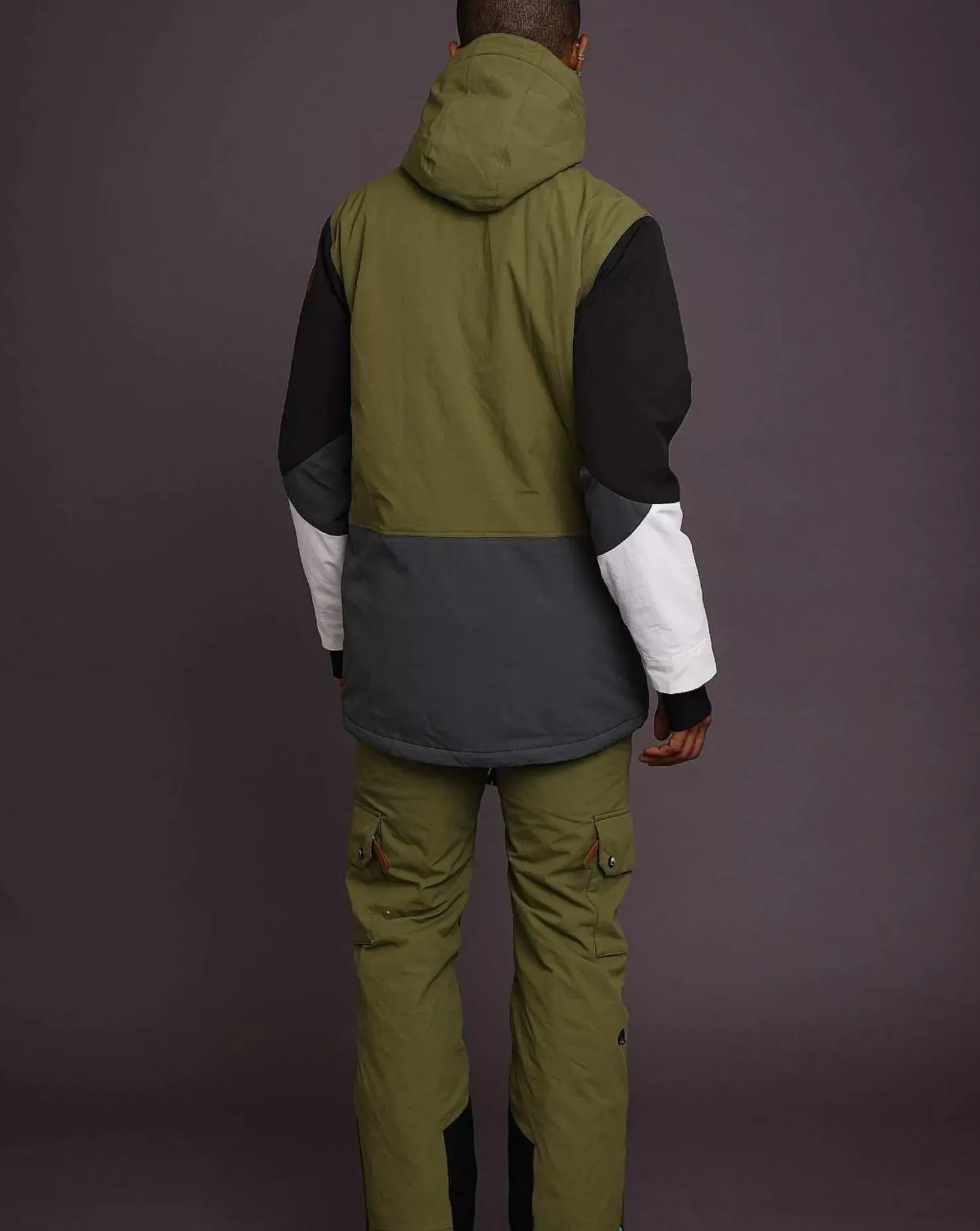 Men OOSC Snow Jackets>Yeh Man Men'S Ski & Snowboard Jacket - Khaki, Grey, Black