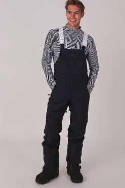 Men OOSC Snow Pants / Bibs>Yeh Man Ski & Snowboard Bib Pant - Black