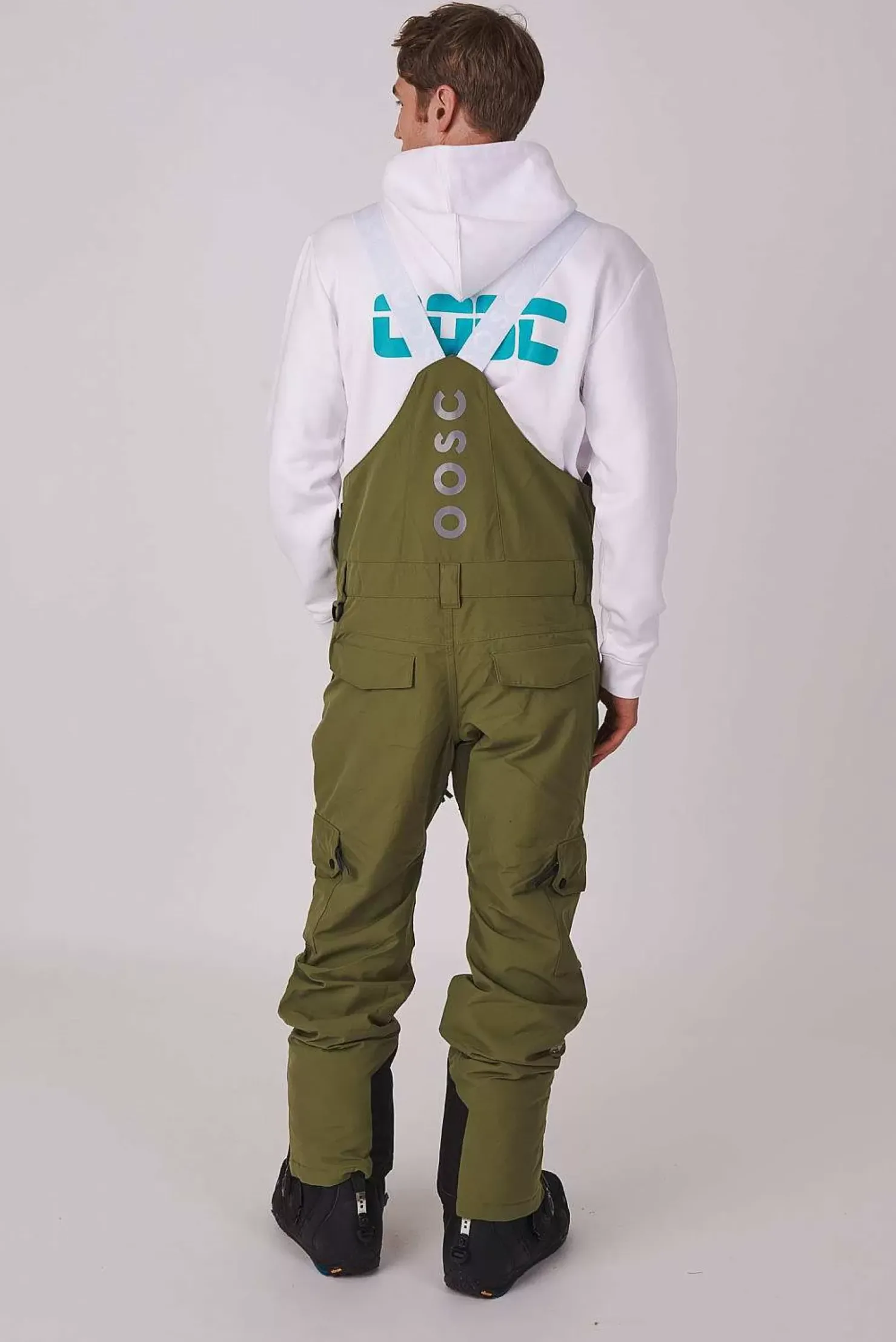 Men OOSC Snow Pants / Bibs>Yeh Man Ski & Snowboard Bib Pant - Khaki